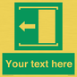 SV5230: Custom Slide to Open Sign