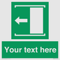 SV5230: Custom Slide to Open Sign