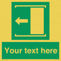 SV5230: Custom Slide to Open Sign