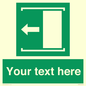 SV5230: Custom Slide to Open Sign