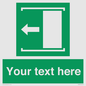 SV5230: Custom Slide to Open Sign