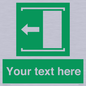 SV5230: Custom Slide to Open Sign