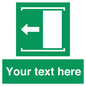 SV5230: Custom Slide to Open Sign
