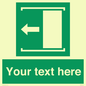 SV5230: Custom Slide to Open Sign