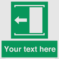 SV5230: Custom Slide to Open Sign