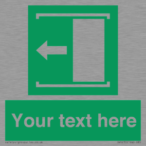 SV5230: Custom Slide to Open Sign