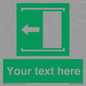 SV5230: Custom Slide to Open Sign