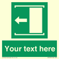 SV5230: Custom Slide to Open Sign