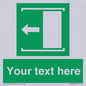 SV5230: Custom Slide to Open Sign