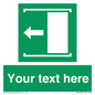 SV5230: Custom Slide to Open Sign