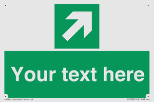 SV5232: Custom Arrow Top Right Sign