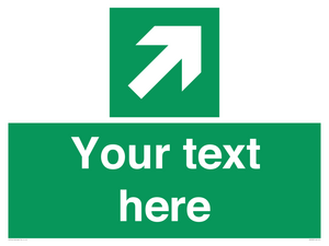 SV5232: Custom Arrow Top Right Sign