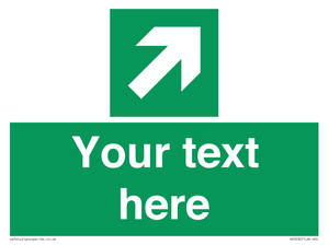 SV5232: Custom Arrow Top Right Sign