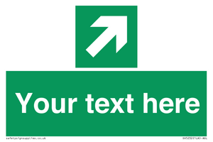 SV5232: Custom Arrow Top Right Sign