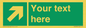 SV5232: Custom Arrow Top Right Sign
