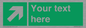 SV5232: Custom Arrow Top Right Sign