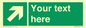 SV5232: Custom Arrow Top Right Sign
