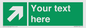 SV5232: Custom Arrow Top Right Sign