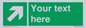 SV5232: Custom Arrow Top Right Sign