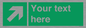 SV5232: Custom Arrow Top Right Sign