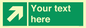 SV5232: Custom Arrow Top Right Sign