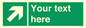 SV5232: Custom Arrow Top Right Sign