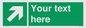 SV5232: Custom Arrow Top Right Sign