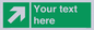 SV5232: Custom Arrow Top Right Sign