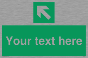 SV5233: Custom Arrow Top Left Sign