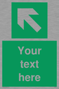 SV5233: Custom Arrow Top Left Sign