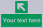 SV5233: Custom Arrow Top Left Sign