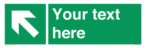 SV5233: Custom Arrow Top Left Sign