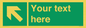 SV5233: Custom Arrow Top Left Sign