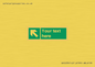 SV5233: Custom Arrow Top Left Sign