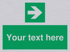 SV5234: Custom Arrow Right Sign