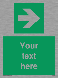 SV5234: Custom Arrow Right Sign