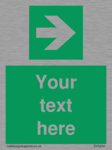 SV5234: Custom Arrow Right Sign