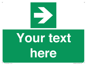 SV5234: Custom Arrow Right Sign