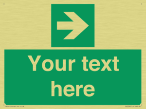 SV5234: Custom Arrow Right Sign