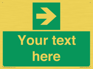 SV5234: Custom Arrow Right Sign