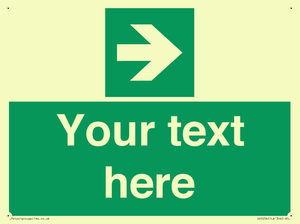 SV5234: Custom Arrow Right Sign