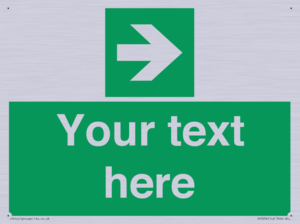 SV5234: Custom Arrow Right Sign