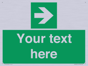 SV5234: Custom Arrow Right Sign