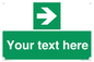 SV5234: Custom Arrow Right Sign