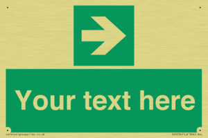 SV5234: Custom Arrow Right Sign