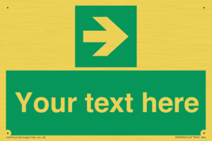 SV5234: Custom Arrow Right Sign