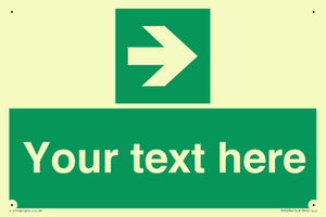 SV5234: Custom Arrow Right Sign