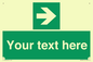 SV5234: Custom Arrow Right Sign