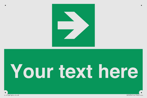 SV5234: Custom Arrow Right Sign