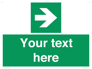 SV5234: Custom Arrow Right Sign